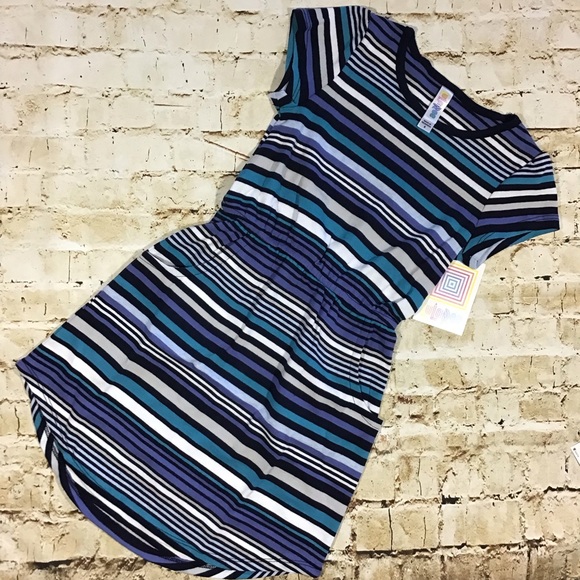 LuLaRoe Other - LuLaRoe Kids Mae Pocket Dress Size 6 New With Tags